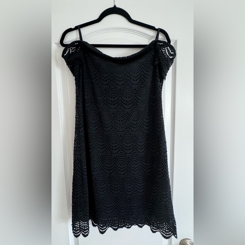 Lily Pulitzer Black Lace Dress
